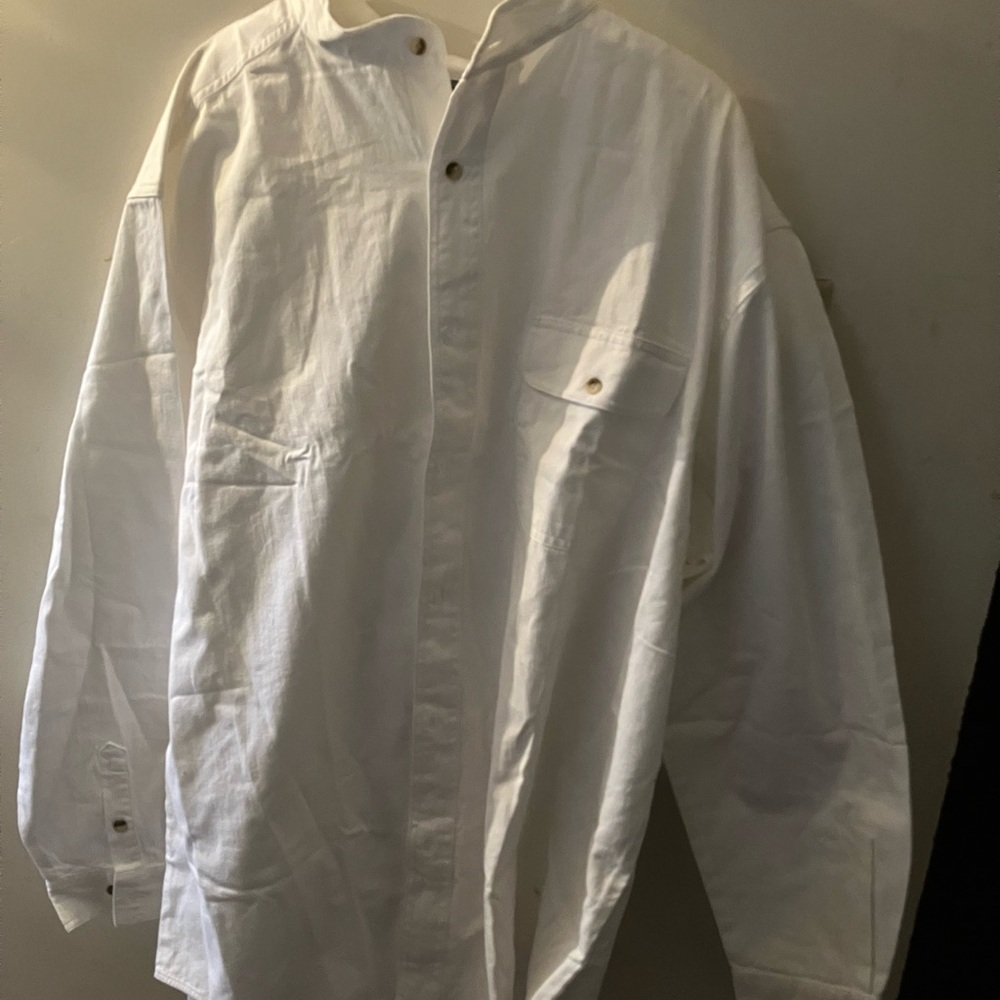 Reed Hunter White Cotton Shirt XL